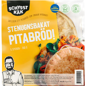 Pitabröd 350g 5-p Schysst käk