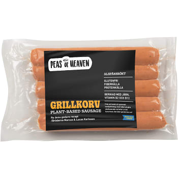 Grillkorv vegan 250g Peas of Heaven