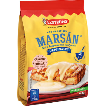 Marsán snabb dessertsås 25 port 364g Ekströms