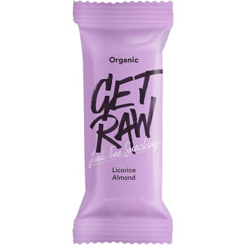 Bar Licorice & Almond Ekologisk 42g Getraw