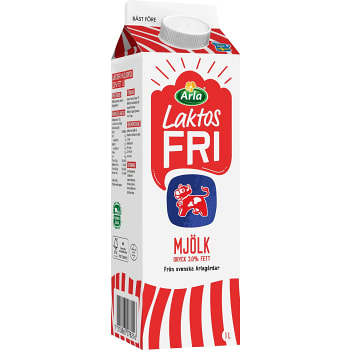 Standardmjölkdryck Laktosfri 3,0% 1l Arla Ko®