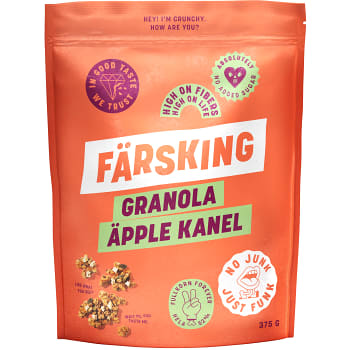 Granola äpple kanel 375g Färsking