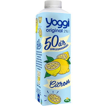 Yoghurt Original Citron 2% 1000g Yoggi®