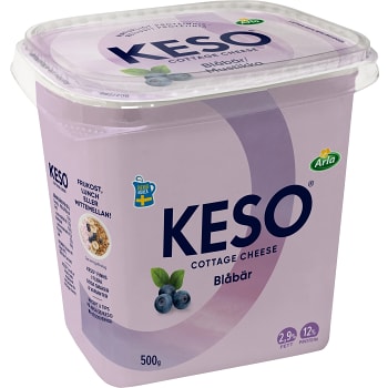 Cottage cheese Blåbär 2,9% 500g KESO®