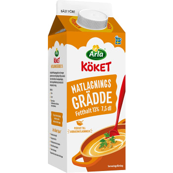 Matlagningsgrädde 13% 7,5 dl Arla Köket®