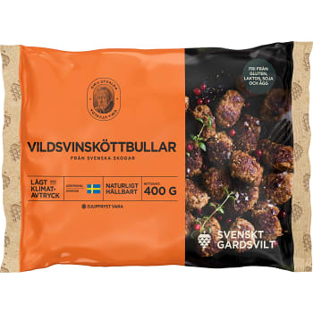 Vildsvinsköttbullar 400g GW:s utvalda