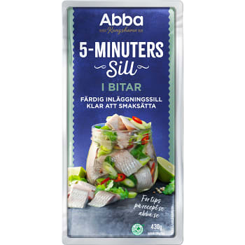 5-minuterssill i bitar 430g Abba
