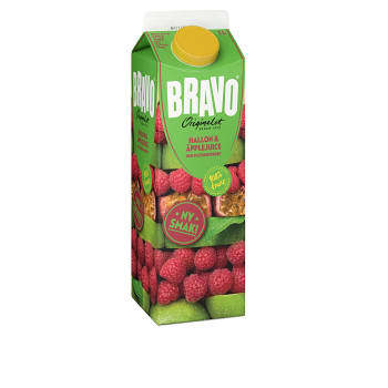 Juice Hallon Äpple &amp; Passionfrukt 1l Bravo