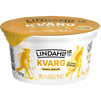 Kvarg Vaniljsmak 0,2% 150g Lindahls