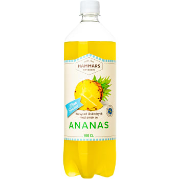 Läsk Ananas Sockerfri 1l Hammars Bryggeri
