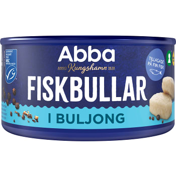 Fiskbullar i buljong 375g Abba
