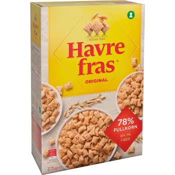 Frukostflingor Havrekuddar Original 375g Havrefras