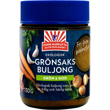Grönsaksbuljong Pulver Ekologisk 130g Kung Markatta