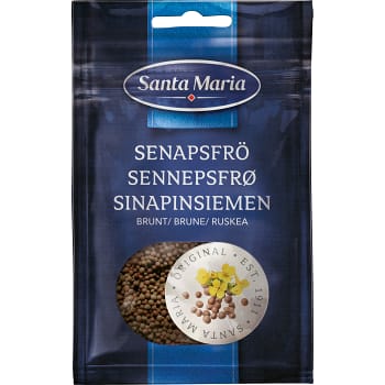 Krydda Brunt Senapsfrö påse 28g Santa Maria