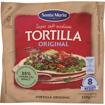 Tortilla Original 8-p 320g Santa Maria