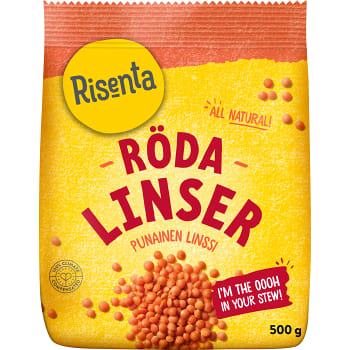 Linser Röda 500g Risenta