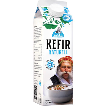 Kefir Naturell 1,5% 1l Salakis