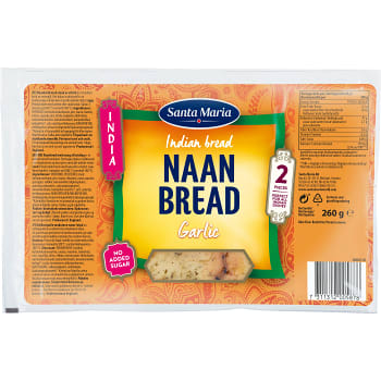 Naan Bröd Vitlök 260g Santa Maria