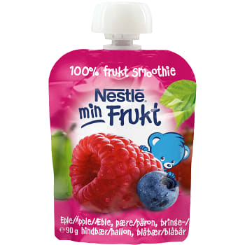 Min frukt Smoothie Hallon blåbär Från 6m 90g Nestle