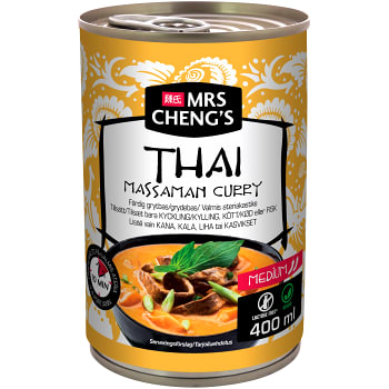 Grytbas Thai Massaman curry Medium 400ml Mrs Cheng's
