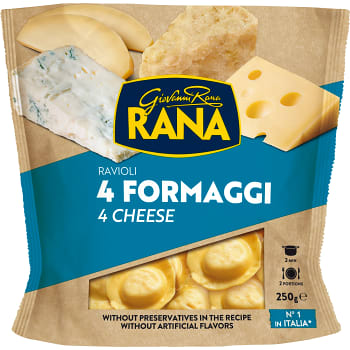 Ravioli 4 ostar Färsk 250g Rana