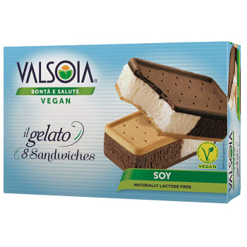 Sandwiches 8-p vegansk 320g Valsoia