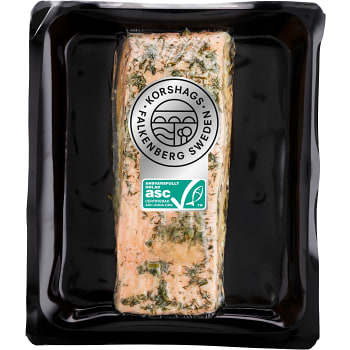 Laxfilé Kokt Bit ASC 300g Korshags
