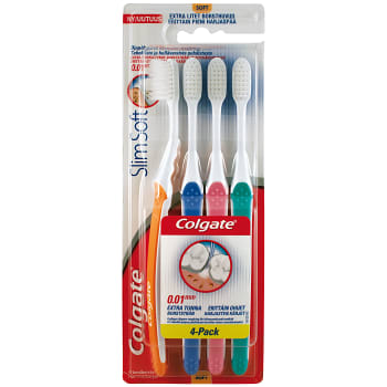 Slim soft Tandborste 4-p Colgate
