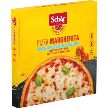 Färdigmat Pizza Margherita Glutenfri Laktosfri Fryst 300g Schär