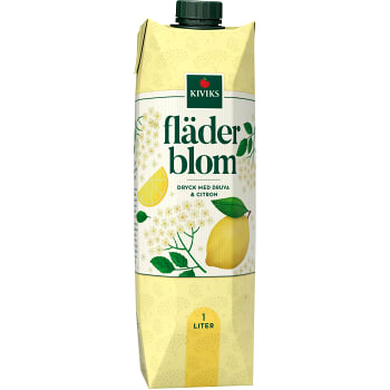 Fläderblomsdryck med druva och citron 1l Kiviks Musteri