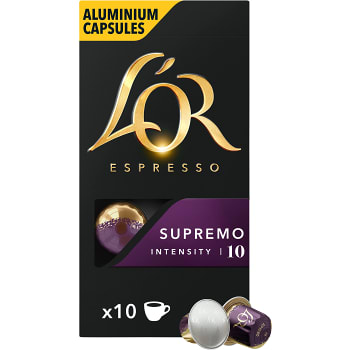 Kaffekapslar Espresso 10 Supremo L'Or