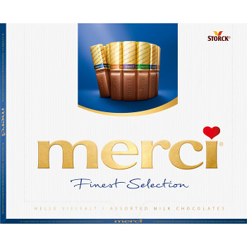 Chokladask Finest selection Blå 250g Merci