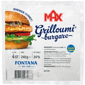 Grilloumiburgare 240g Fontana