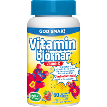 Vitaminbjörnar D-vitamin 60-p Active Care