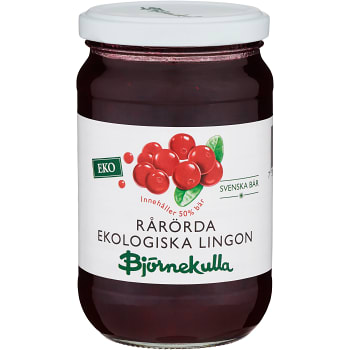 Lingon Rårörda 400g KRAV Björnekulla