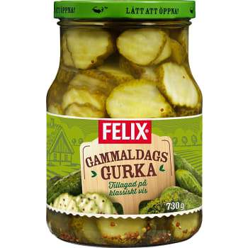 Gammaldags Bordsgurka 730g Felix