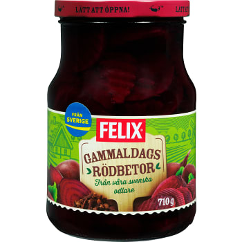 Rödbetor Gammaldags 710g Felix