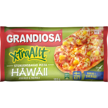 Extra allt Hawaii Minipizza Fryst 165g Grandiosa