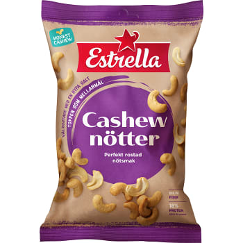 Cashewnötter Rostad &amp; Salt 150g Estrella