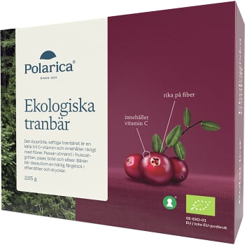 Tranbär Ekologiska 225g Polarica