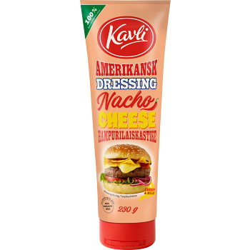 Amerikansk Dressing Nacho Cheese 230g Kavli