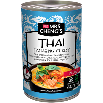 Grytbas Thai Panaeng curry Mild 400ml Mrs Cheng's