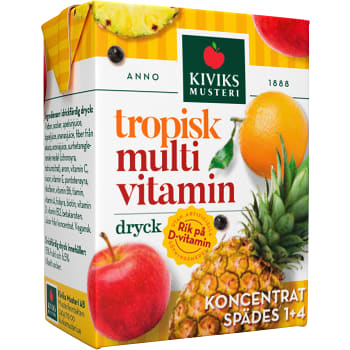 Multivitamindryck Tropisk 200ml Kiviks Musteri