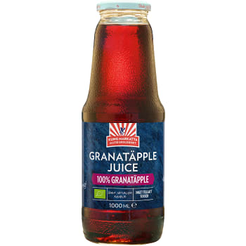 Granatäppeljuice Ekologisk 1l Kung Markatta