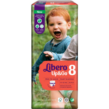 Byxblöjor Up&Go Strl 8 19-30kg 26-p Miljömärkt Libero