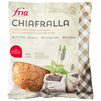 Chiafralla Glutenfri Fryst 280g Fria