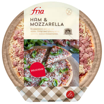 Pizza Skinka Mozarella Gluten &amp; Laktosfri 420g Fria