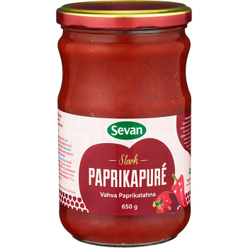 Paprikapuré stark 650g Sevan