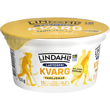 Kvarg Vanilj Laktosfri 150g Lindahls