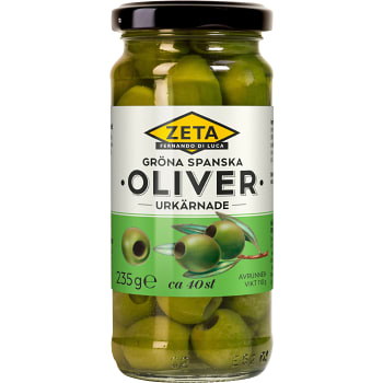 Oliver Spanska Gröna Urkärnade 235g Zeta